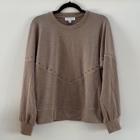 NWT Anthem the Label Studded Duet Pullover top. Size small - Picture 5 of 15